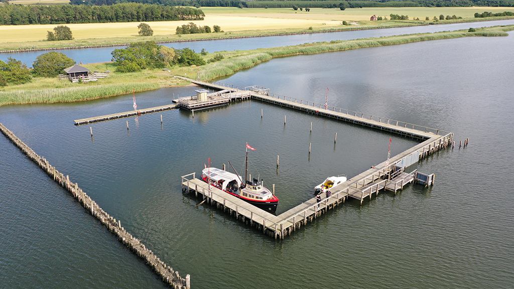 Bootsfahrt auf dem Randers-Fjord mit dem Boot „Lillebjørn“
