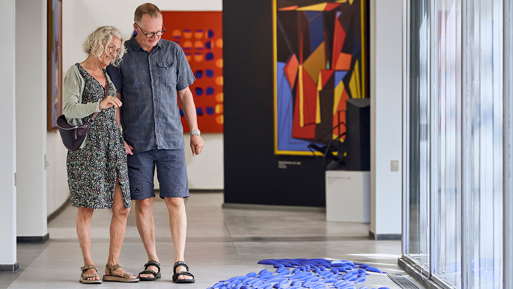 Par på besøg på Randers Kunstmuseum
