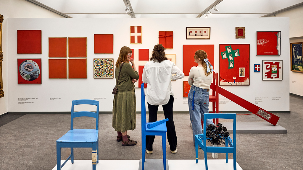 Veninder på besøg på Randers Kunstmuseum