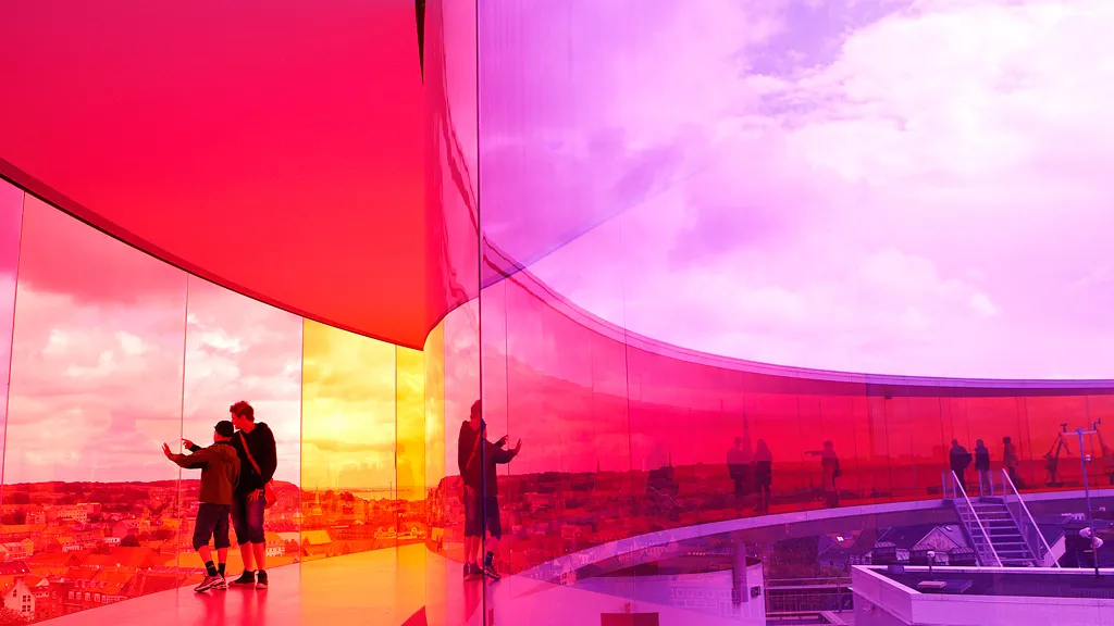 Your rainbow panorama on the top of ARoS