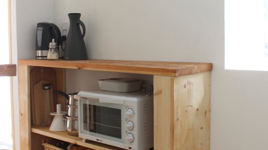 I den lille kaffekrog, kan gæsterne brygge deres kaffe - eller te