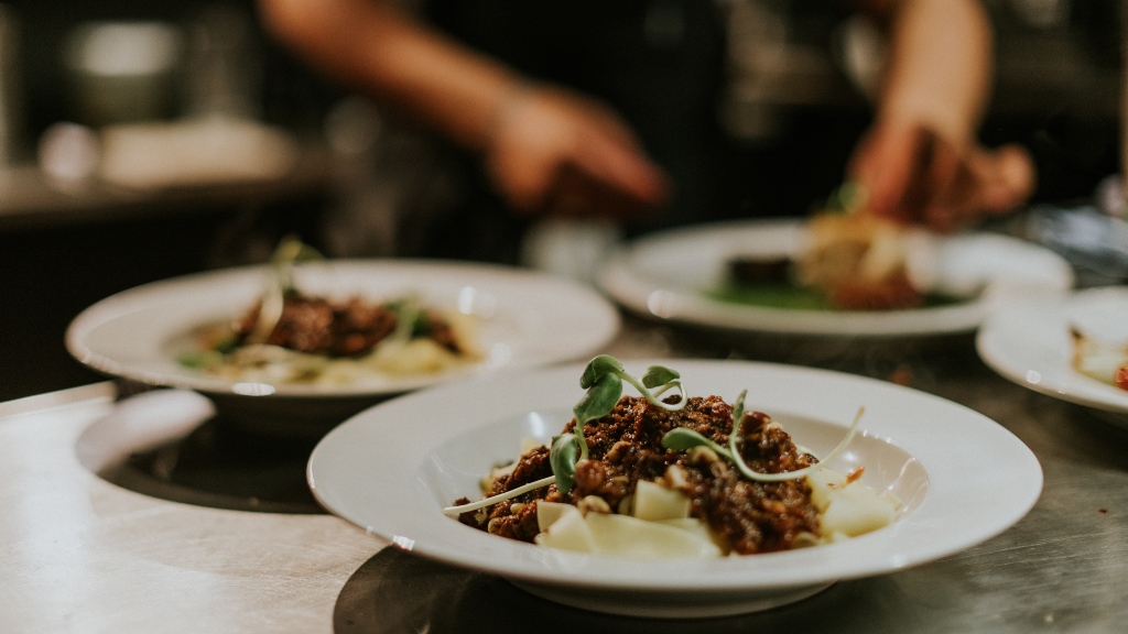 Lækker pastatallerken på Restaurant Mumm.