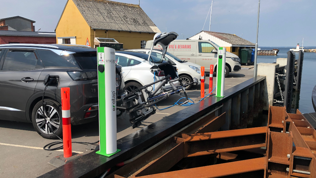 Charging station at Søby Havn