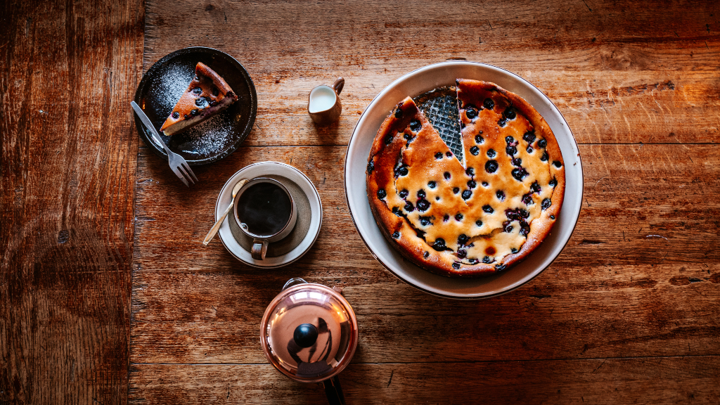 Sweet dishes to go with af cup of coffee at Café Marstang.
