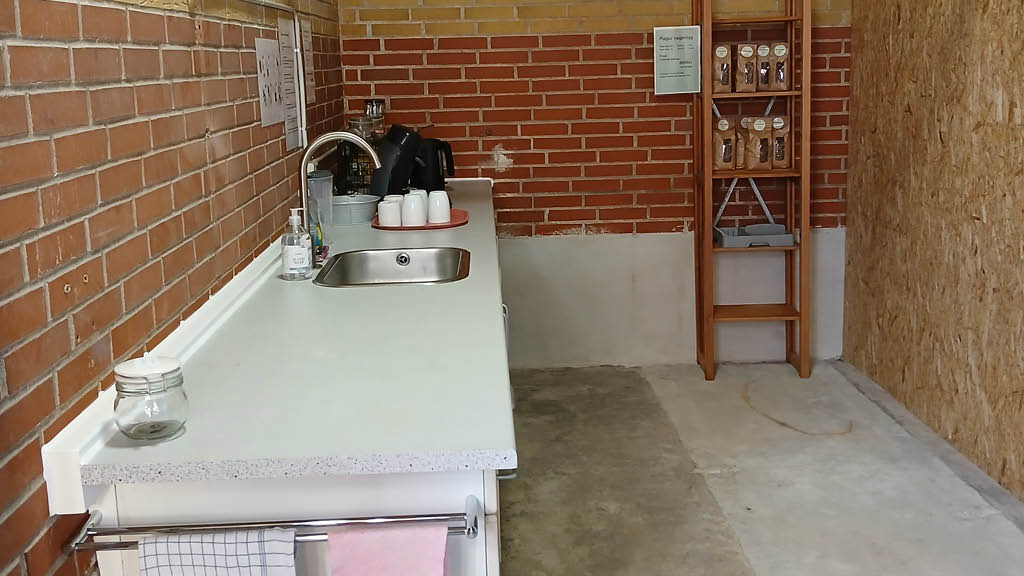 Luggage storage at Lille Søbygård