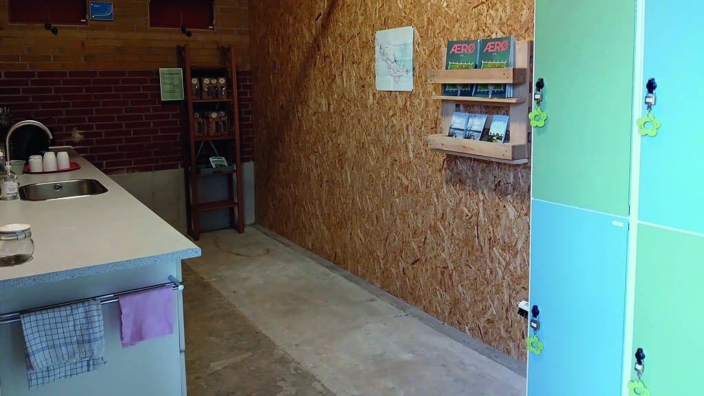 Luggage storage at Lille Søbygård