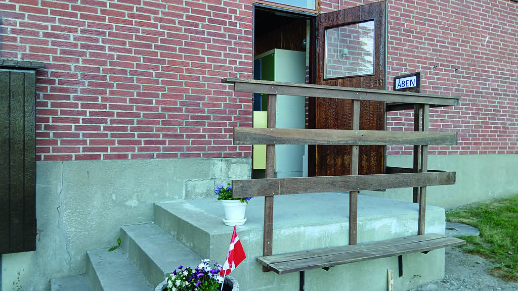 Luggage storage at Lille Søbygård