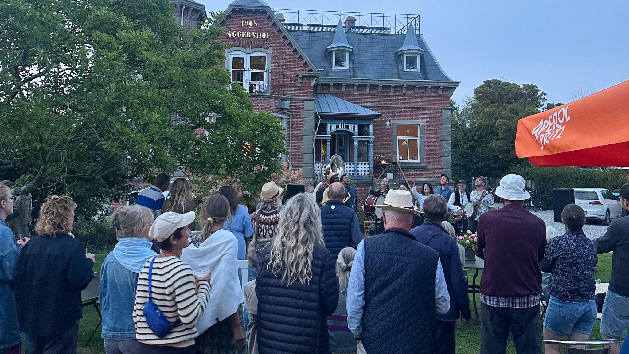 Sommerkoncert på Aggershøj Pensionat i Marstal på Ærø