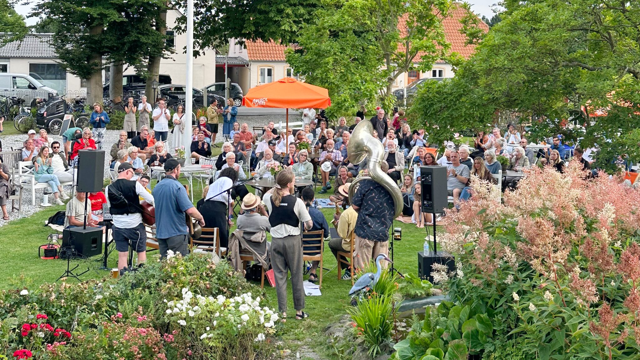 Sommerkoncert på Aggershøj Pensionat i Marstal på Ærø