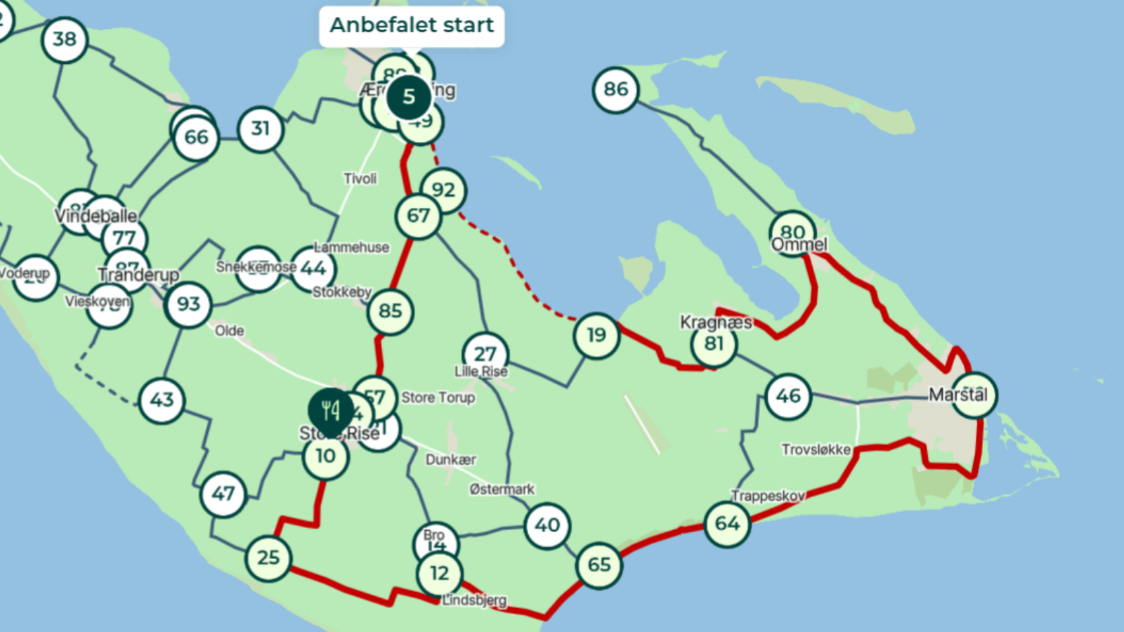 Cykling på Ærø