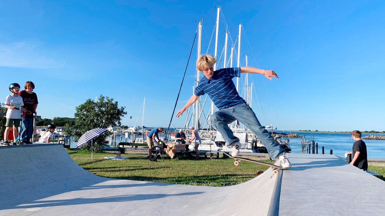 Børneaktiviteter på Ærø - skaterampe på Ærø