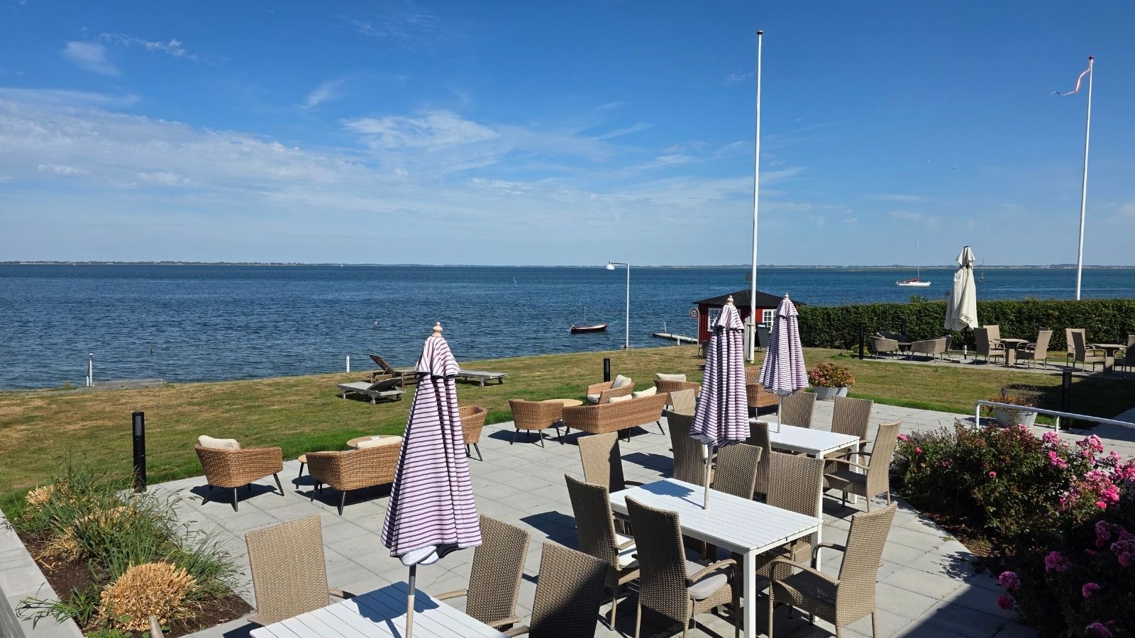 Hotel Udsigten terrasseområde