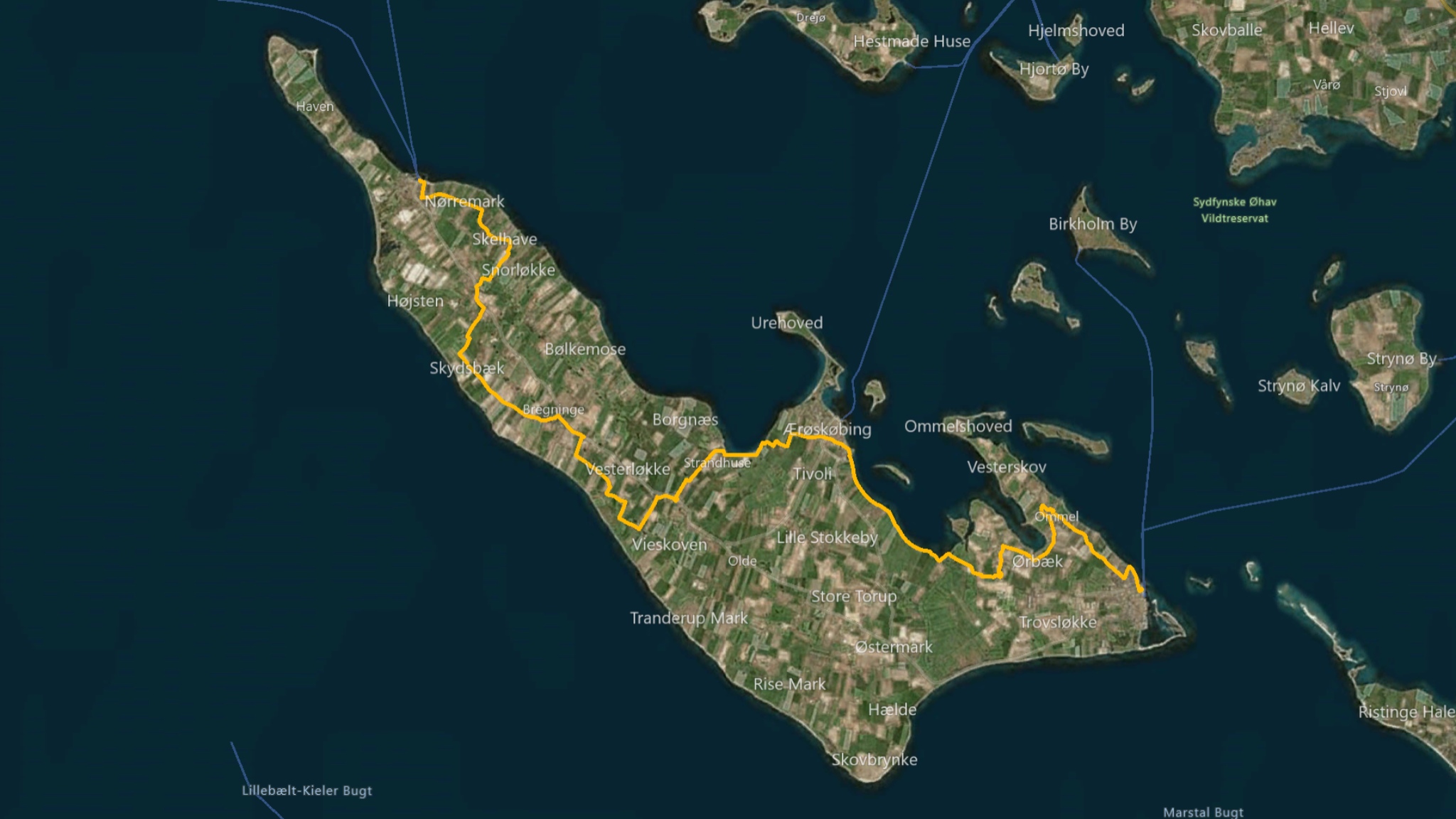 Cycling on Ærø