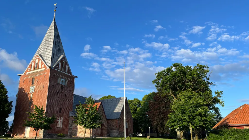 The church of Løjt Kirkeby