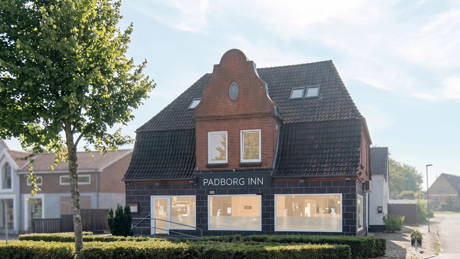 The facade of the hotel Padborg Inn