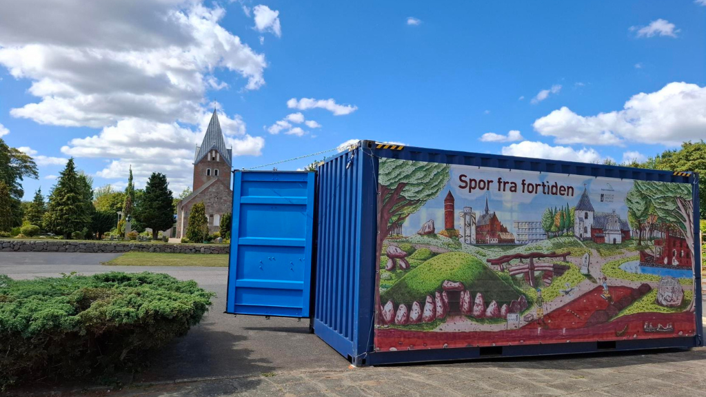 Spor fra fortiden - den blå container