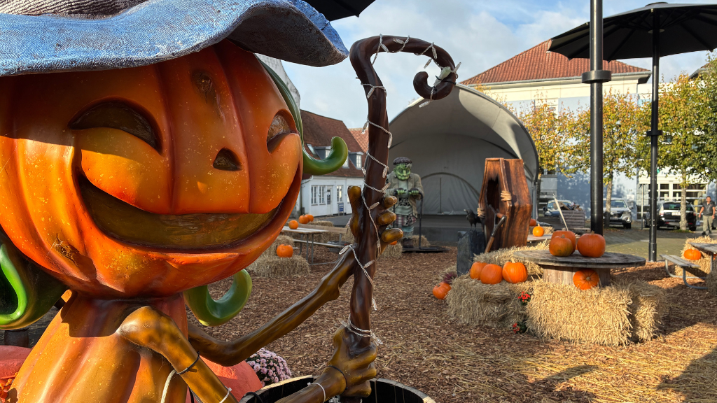 Halloween figure at Storetorv in Aabenraa