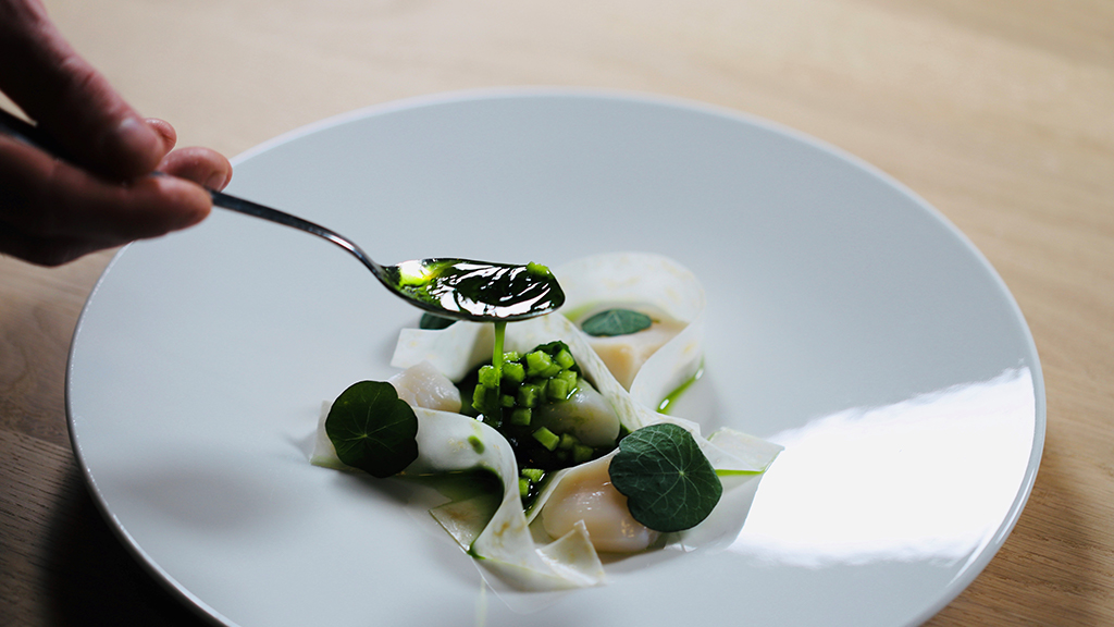 A meal at Restaurant Mundheld