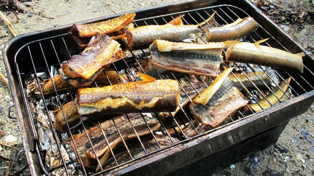 Hornfisk på grill
