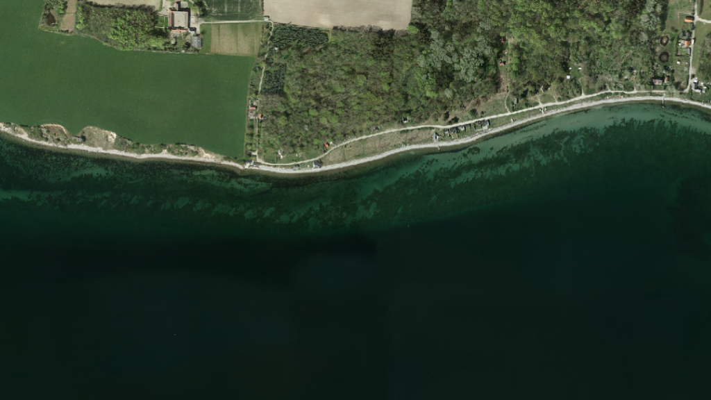 Der Küste bei Sinebjerg Strand.