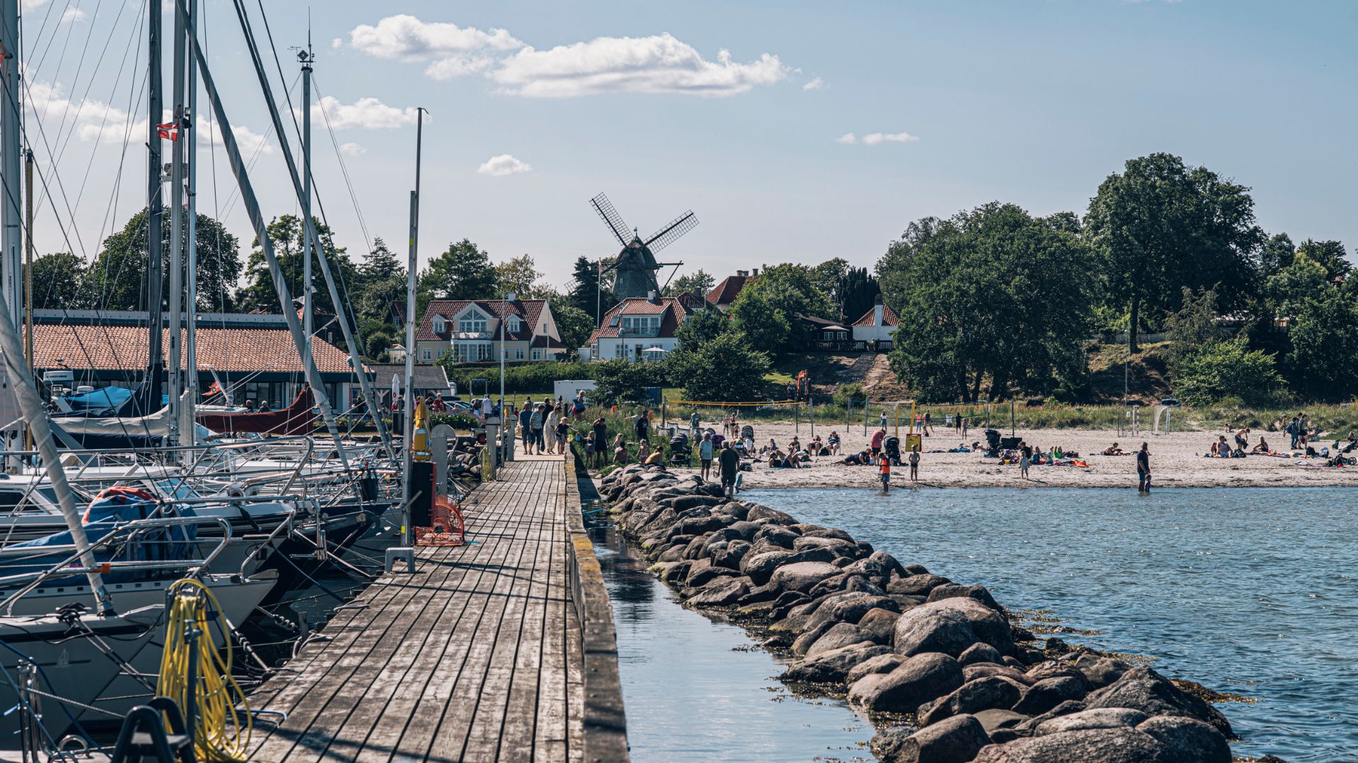 Der Strand in Kerteminde