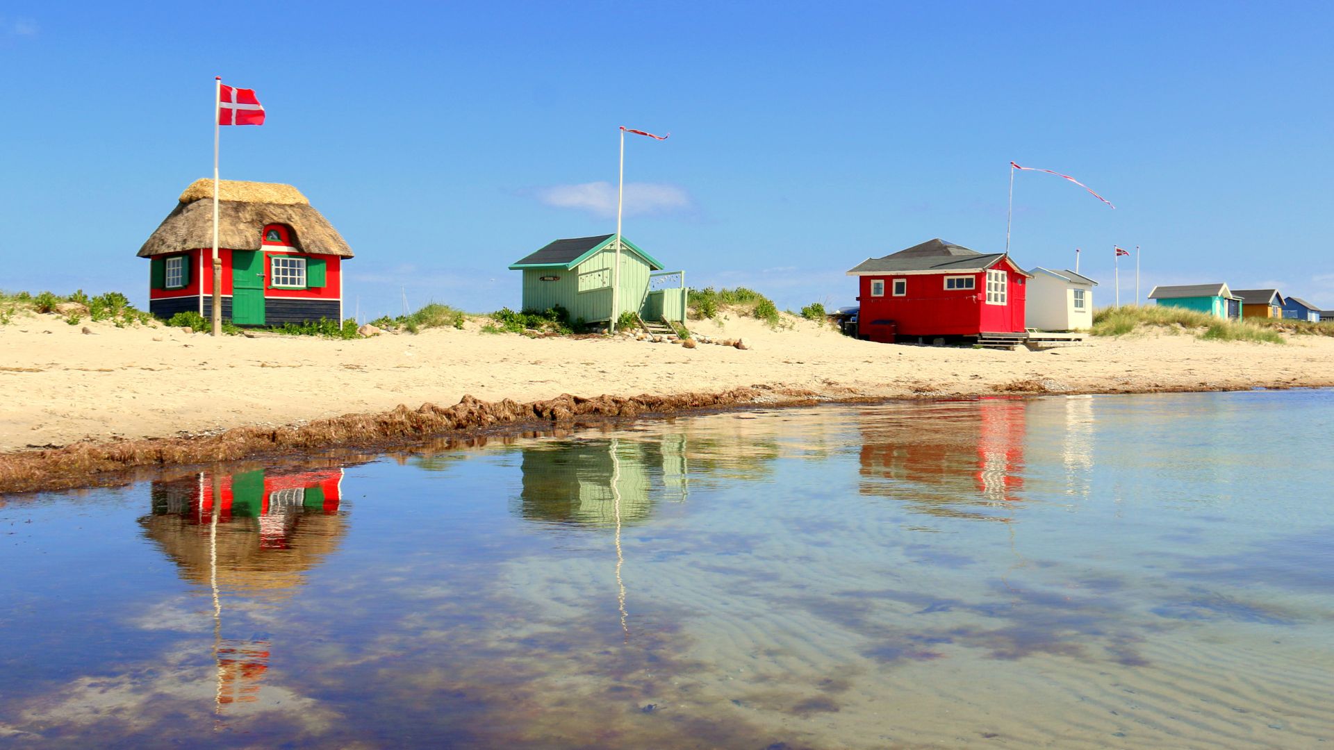 Stranden ved Eriks Hale på Ærø