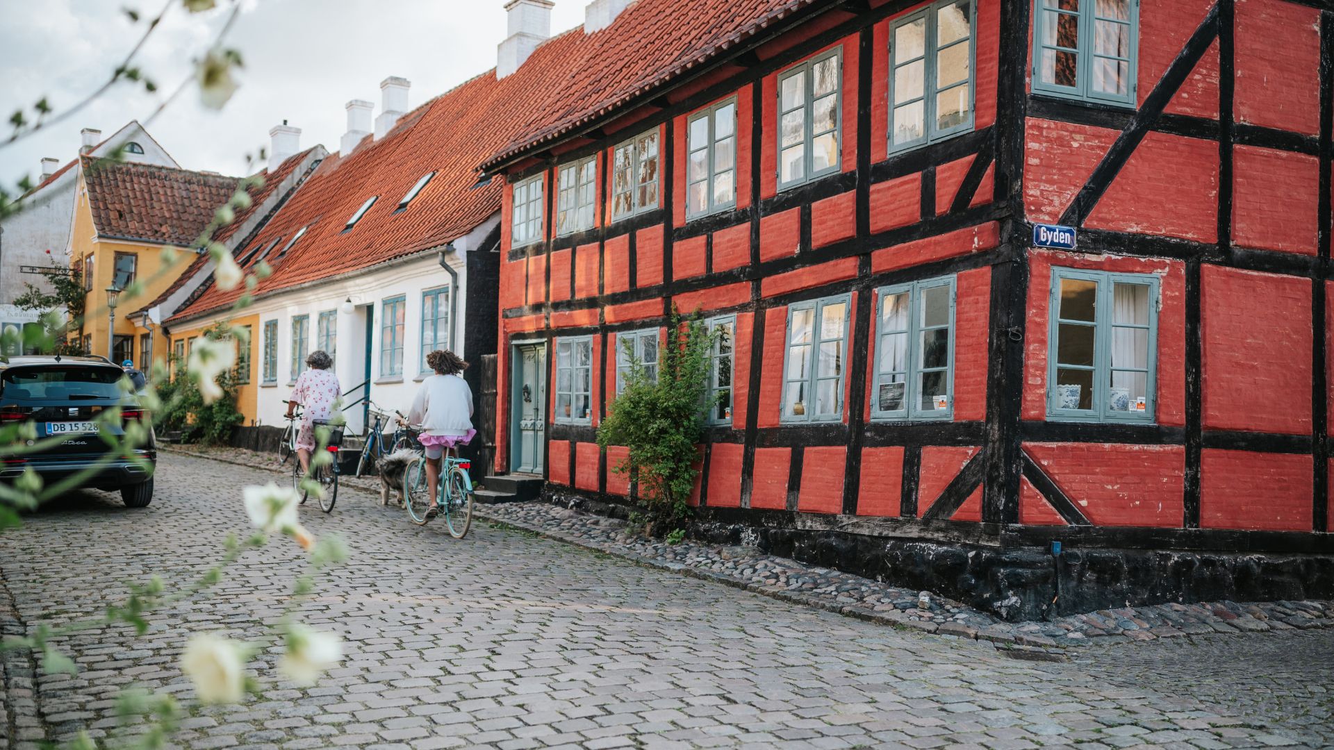 Radfahrer in Ærøskøbing