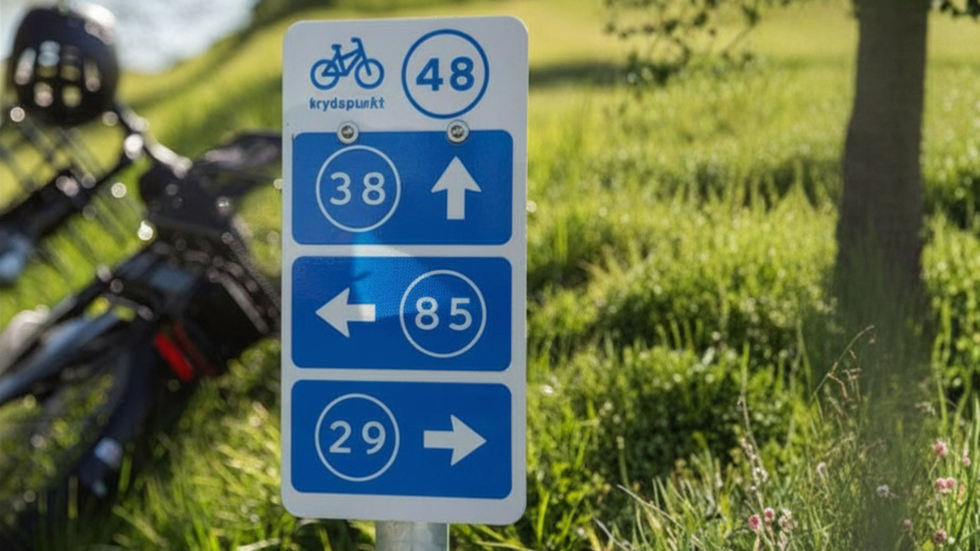 Cycling node network sign