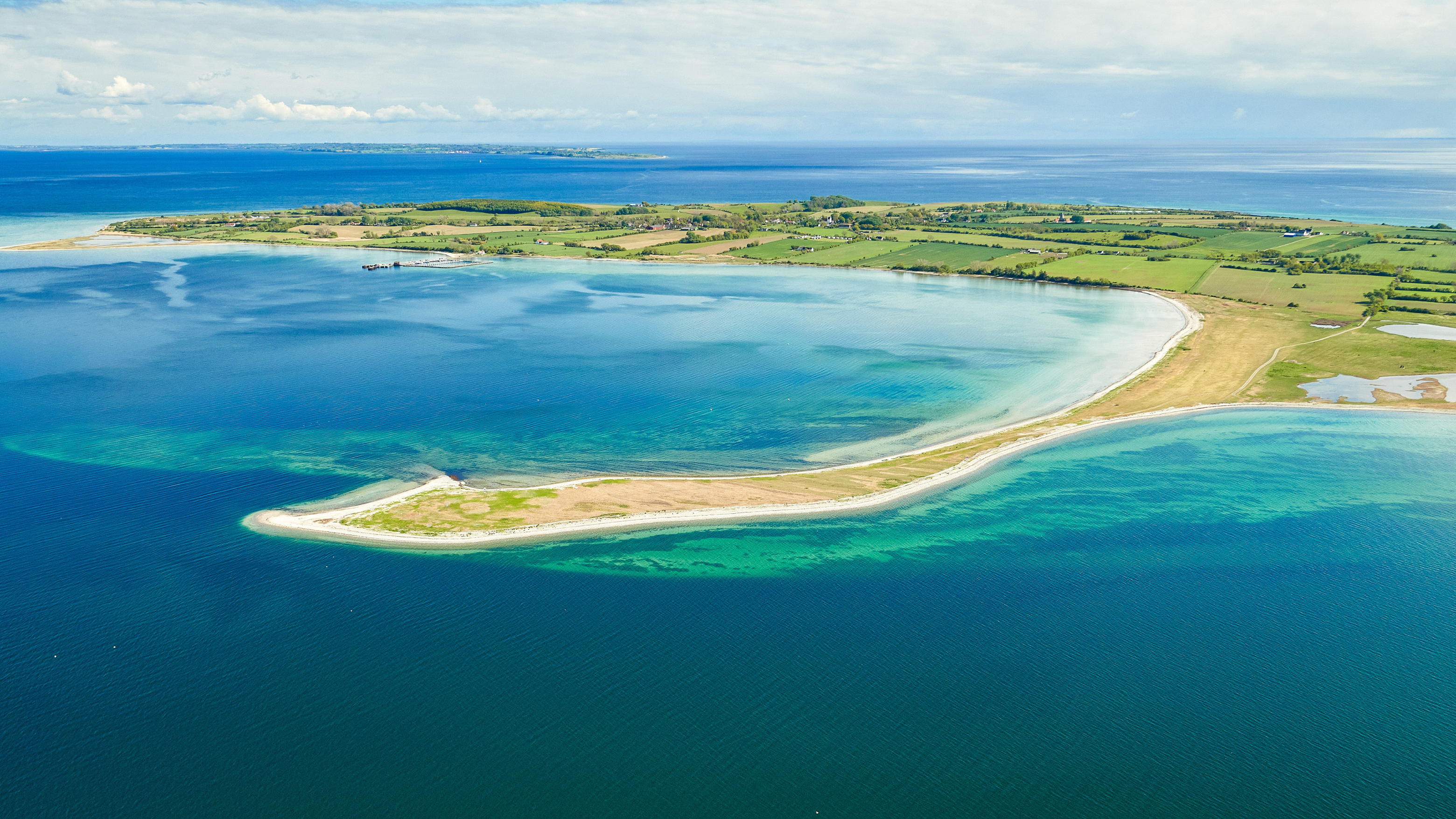 Lyø (luftfoto) - Foto -  Geopark Det Sydfynske Øhav -